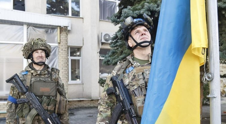 Ukrainos kariuomenė (nuotr. Telegram)