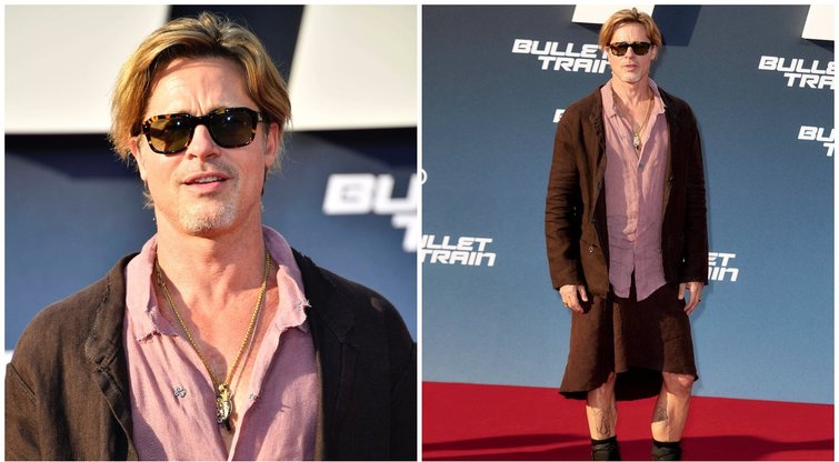 Bradas Pittas ant raudonojo kilimo nustebino drąsiu įvaizdžiu: parodė tai, ko gerbėjai nesitikėjo (nuotr. SCANPIX)