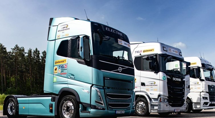 Krovininių transporto priemonių naudotojams Lietuvoje – didesni kelių mokesčiai