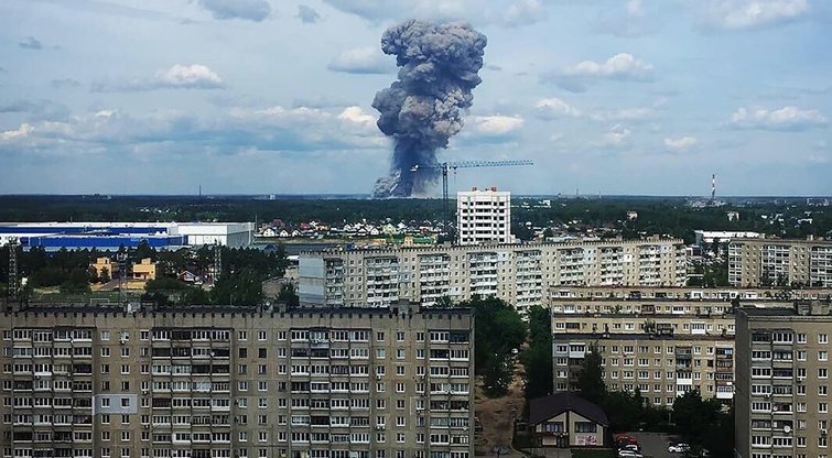 Rusijos sprogmenų fabrike driokstelėjo sprogimas (nuotr. SCANPIX)