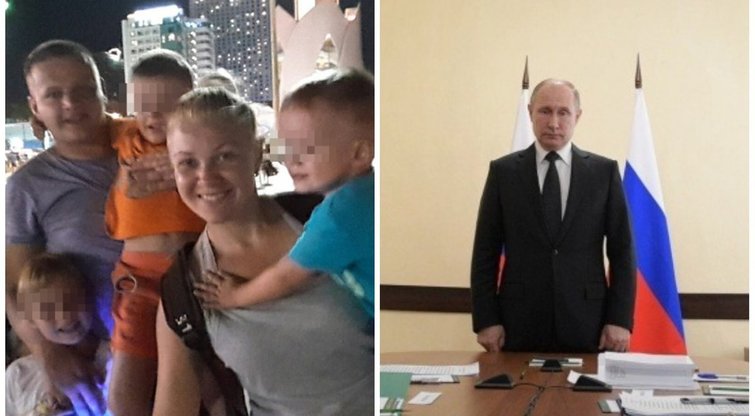 Žmonos ir trijų vaikų gaisre netekęs vyras: mano šeimos nebėra, ir kaltas dėl to Putino režimas (nuotr. SCANPIX) tv3.lt fotomontažas