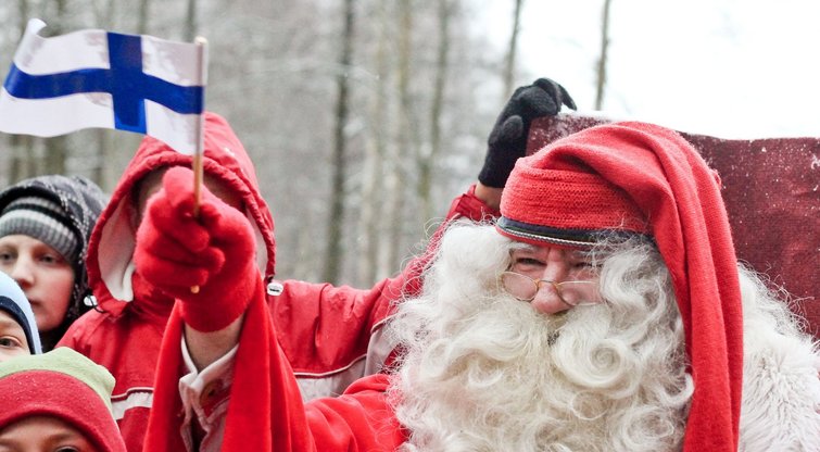 Kalėdų senelis Joulupukki iš Laplandijos (nuotr. Fotodiena.lt/Dmitrijaus Radlinsko)
