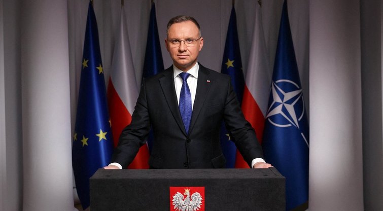 Duda: Lenkija yra pasirengusi priimti branduolinius ginklus, jei taip nuspręstų NATO   (nuotr. SCANPIX)