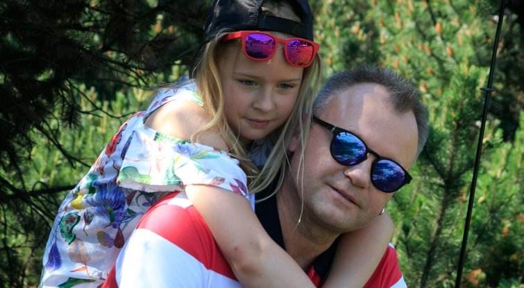 Saulius Urbonavičius-Samas su dukra Elena (nuotr. Tv3.lt/Ruslano Kondratjevo)