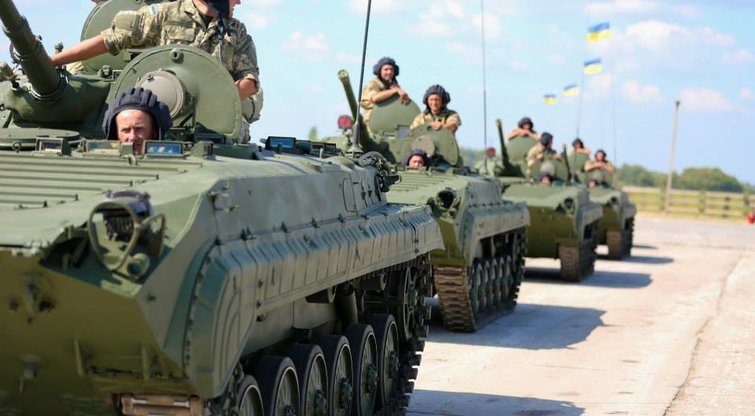 Ukrainos generolas: mūsų pajėgos yra pasiruošusios ne tik gintis, tačiau ir pulti (nuotr. SCANPIX)