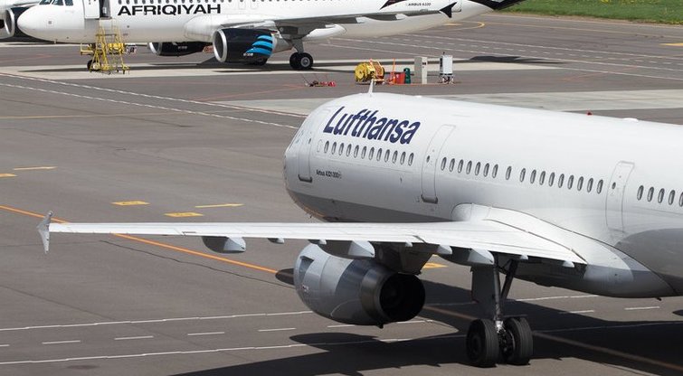 „Lufthansa“ pranešė, kad streikai šiais metais oro linijoms atsiėjo 100 mln. eurų  (nuotr. Tv3.lt/Ruslano Kondratjevo)