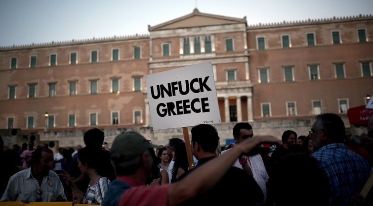 Graikijos krizė: TVF siūlo Atėnams „suaugti“ (nuotr. SCANPIX)