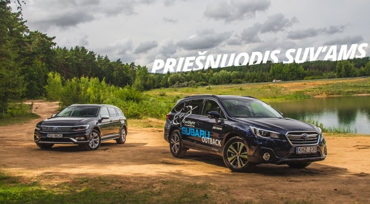 „Subaru Outback“ ir „VW Passat Alltrack“ palyginamasis testas: Priešnuodis visiems „SUV“