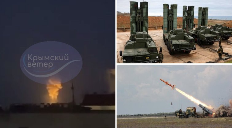 Ukraina nemažina apsukų: Kryme sunaikinta 1 mlrd. eurų vertės oro gynybos sistema (nuotr. Telegram)