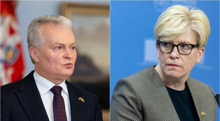 Prezidentas Nausėda ir premjerė Šimonytė susikirto dėl infliacijos (nuotr. TV3)