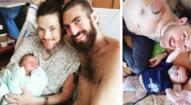 Pribloškė pasaulį: 28-erių transeksualas pagimdė sveiką kūdikį (nuotr. Instagram)