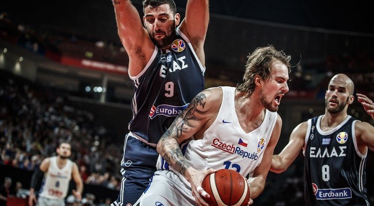 Rungtynių Graikija-Čekija akimirka (nuotr. FIBA)