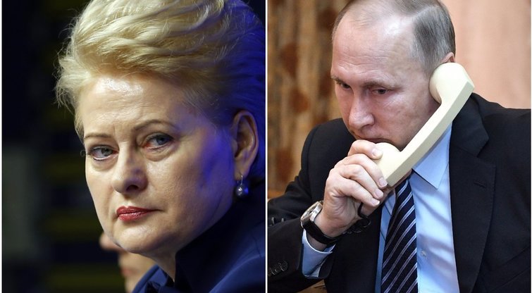 Dalia Grybauskaitė ir Vladimiras Putinas (nuotr. SCANPIX)