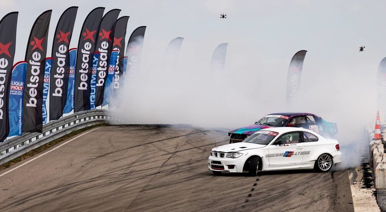 Lietuvos drifto čempionate – analogų neturintis BMW bolidas su AMG V8 varikliu