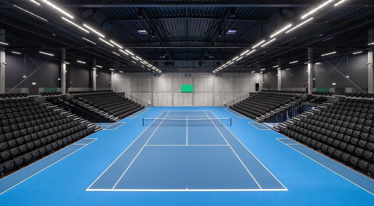 Atidaroma analogų Baltijos šalyse neturinti viena moderniausių teniso arenų Europoje (nuotr. Organizatorių)