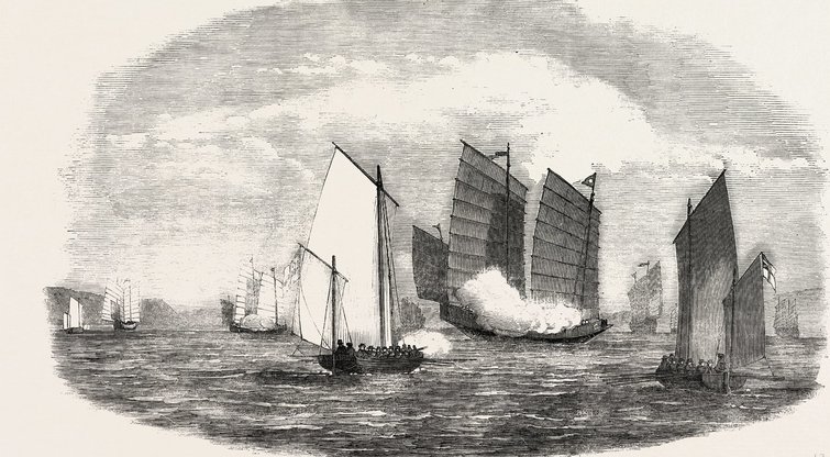 Kinų laivynas (nuotr. Vida Press)