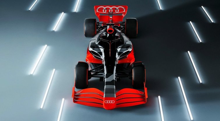 „Audi“ Formulės 1 bolidas (nuotr. gamintojo)