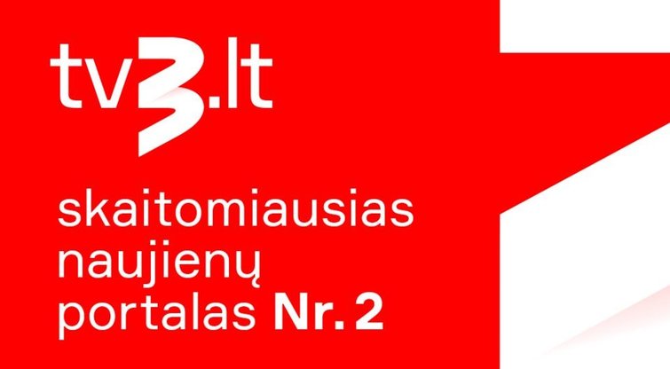 tv3.lt – antras skaitomiausias naujienų portalas Lietuvoje (nuotr. TV3)
