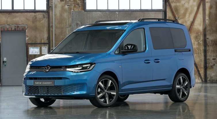 Naujos kartos „Volkswagen Caddy“ sieks pradžiuginti naujausiomis technologijomis