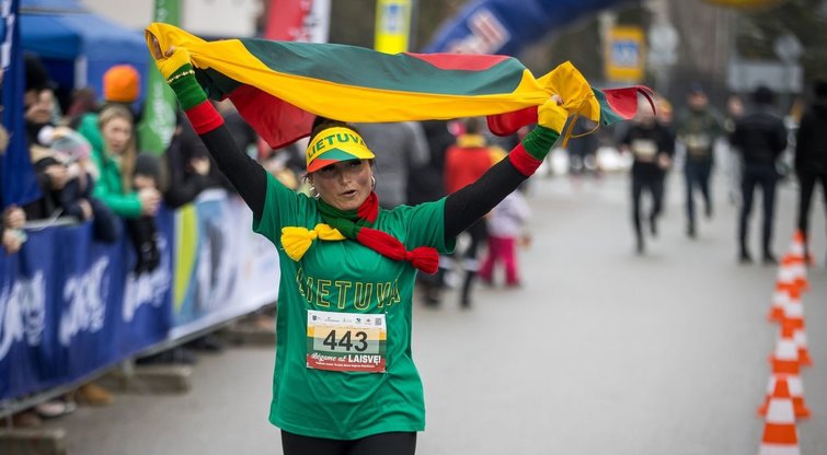 Šventinis bėgimas Mažeikiuose (nuotr. Fotodiena.lt/Roko Lukoševičiaus)