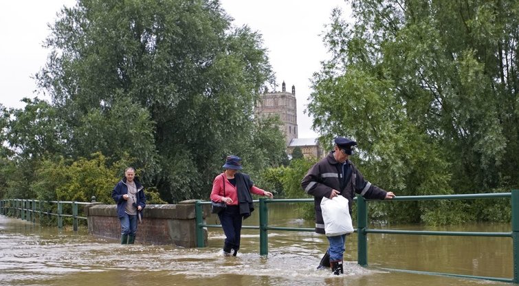 Potvyniai Anglijoje (nuotr. Vida Press)
