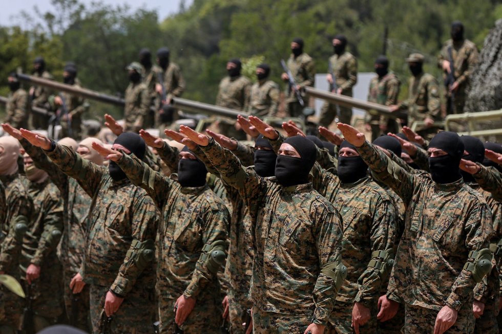 „Hezbollah“ pagrasino: raginimai nesikišti neveiks, mes pasiruošę kariauti (nuotr. SCANPIX)