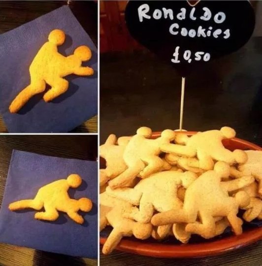 Cristiano Ronaldo sausainiai (nuotr. Organizatorių)