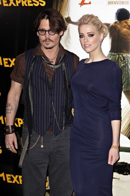 Johnny Depp ir Amber Heard