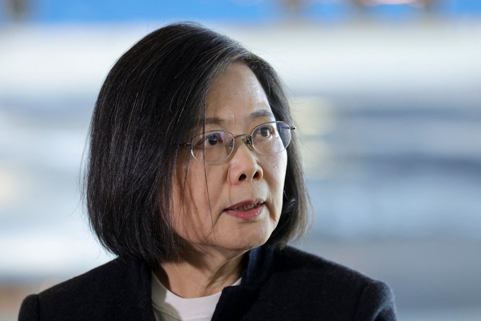 Taivano prezidentė iš Demokratinės pažangos partijos Tsai Ing-wen (nuotr. SCANPIX)