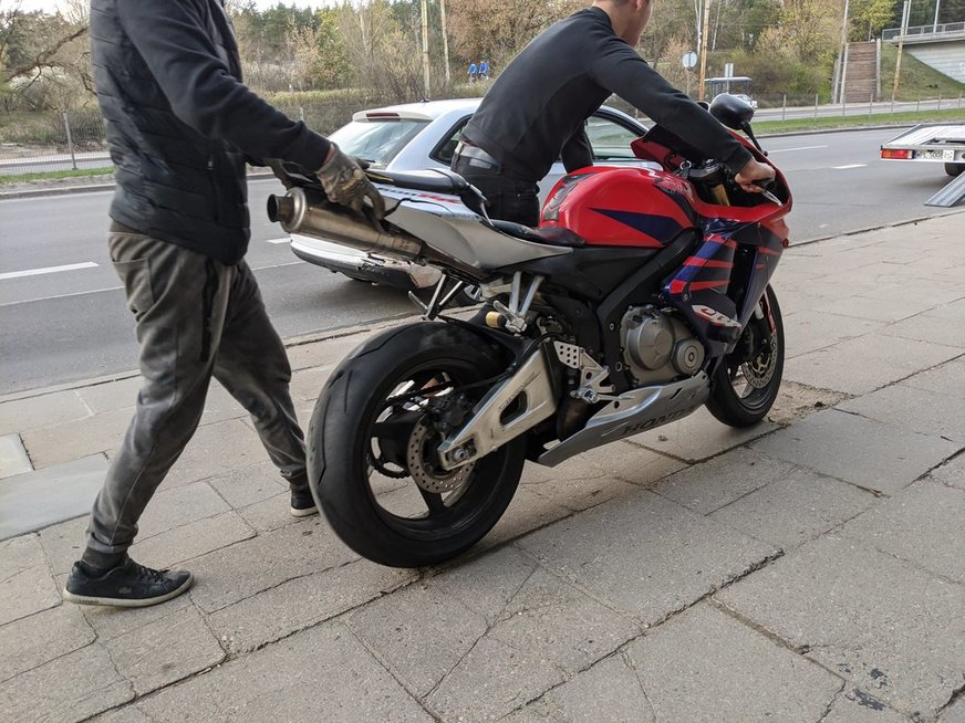 Motociklas (nuotr. TV3)