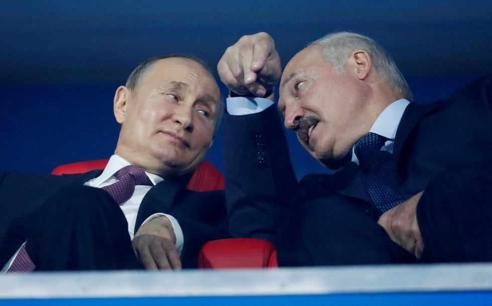V. Putinas ir A. Lukašenka (nuotr. SCANPIX)