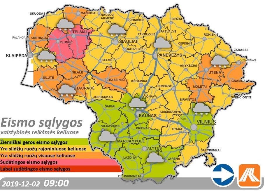 Eismo sąlygos Lietuvoje