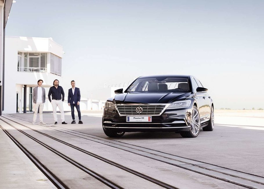  Serijinės gamybos nepasiekęs antros kartos „Volkswagen Phaeton“ (nuotr. gamintojo)