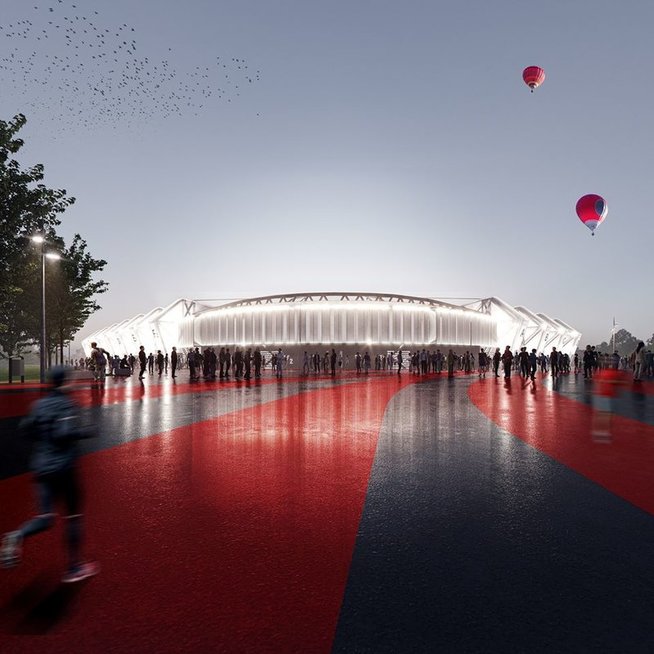 Nacionalinio stadiono projektas (nuotr. vilnius.lt)