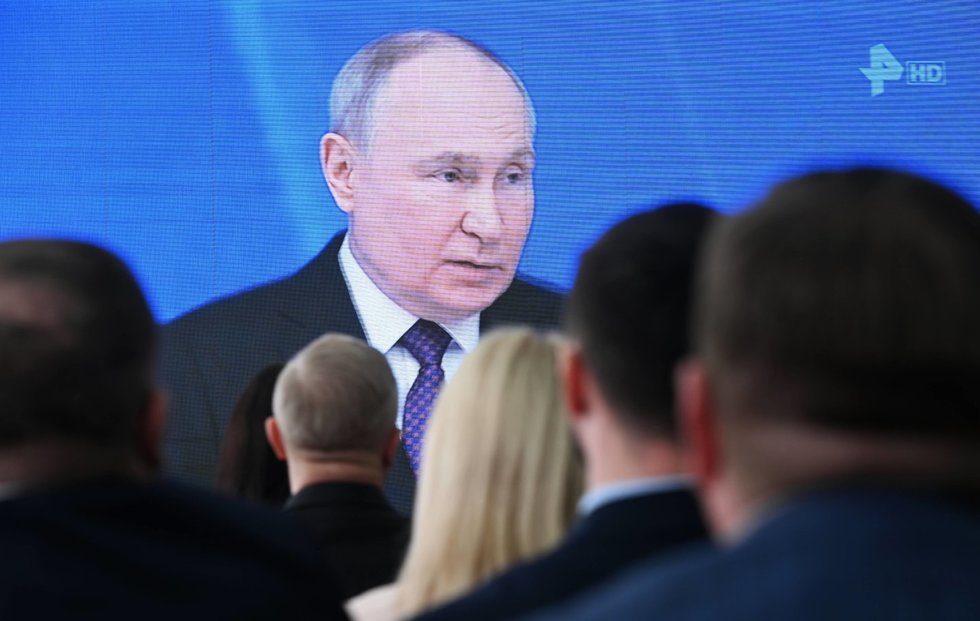 Metinė Vladimiro Putino kalba (nuotr. SCANPIX)