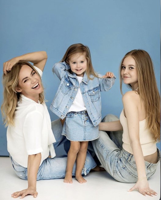 Ingrida Martinkėnaitė su dukromis (nuotr. Instagram)