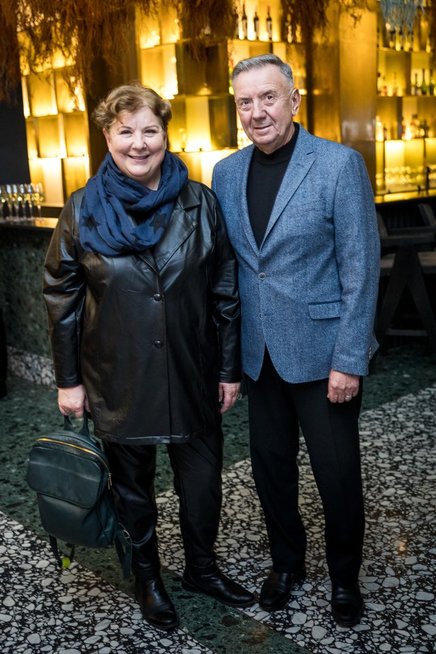 Larisa Kalpokaitė su vyru Jonu Braškiu (nuotr. Organizatorių)