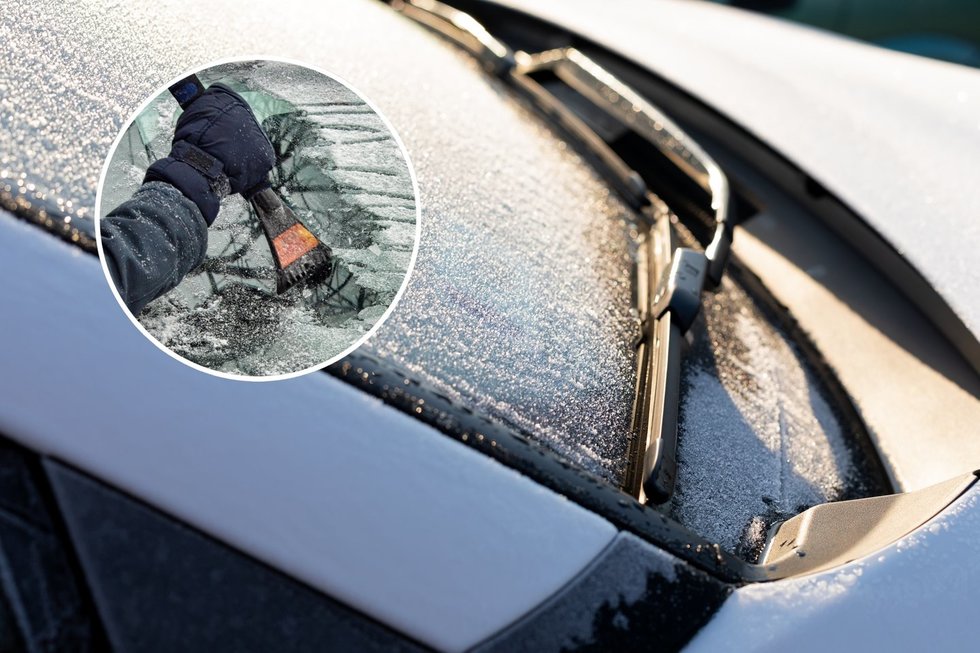 Sutaupykite laiko rytais: išdavė 1 užšalusių automobilio langų valymo gudrybę (nuotr. 123rf.com)