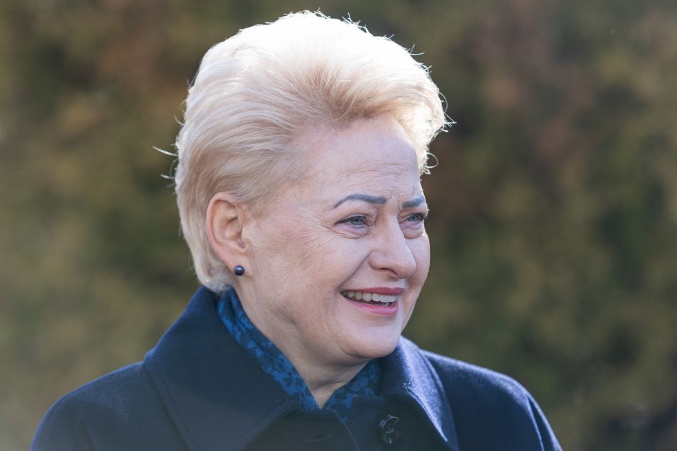 D. Grybauskaitė balsuoja rinkimuose