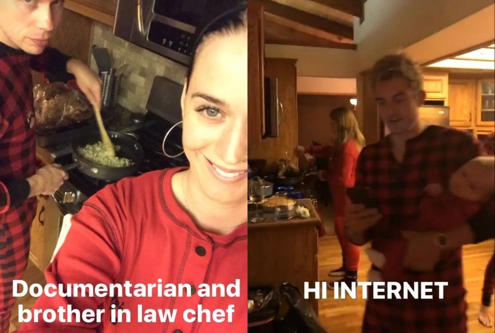 Katy Perry ir Orlando Bloomas (nuotr. Snapchat)  