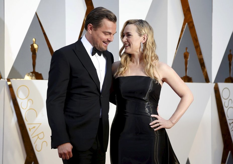 Leonardo DiCaprio ir Kate Winslet