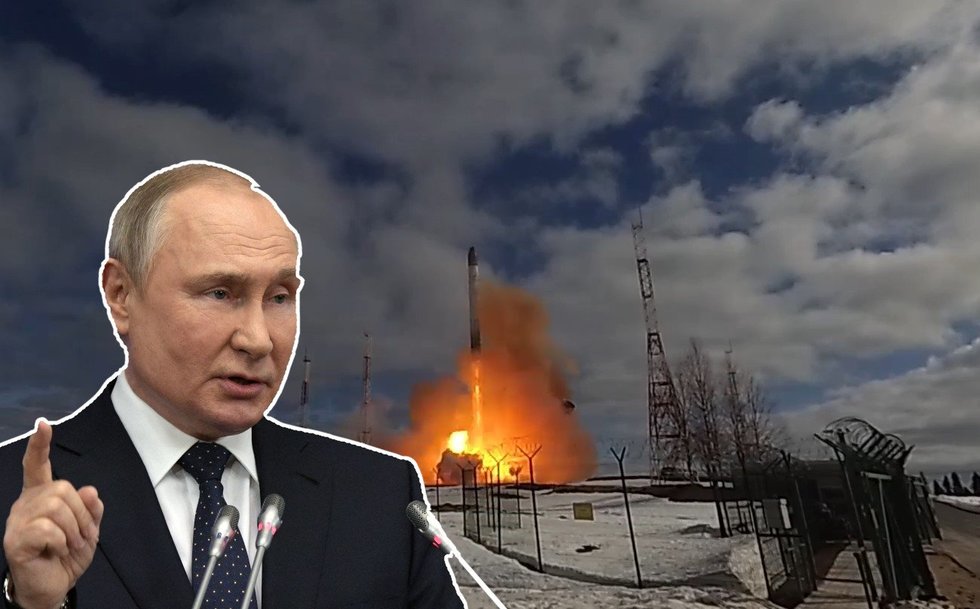 Putino branduolinis šantažas: tiesiogiai bijo įvardinti, bet gąsdina, kad nedvejos (nuotr. SCANPIX) tv3.lt fotomontažas