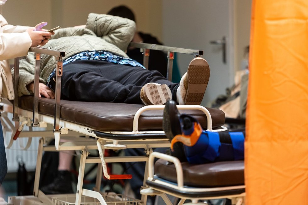 Vilniuje gatvės virto ledu, traumuoti pacientai užplūdo ligonines