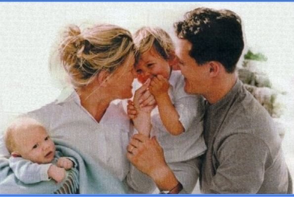 Michaelio Schumacherio šeima (nuotr. asm. archyvo)