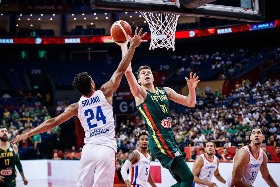 Lietuva – Dominikos Respublika akimirkos (nuotr. FIBA)