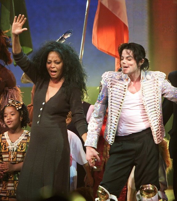 Michael Jackson ir Diana Ross