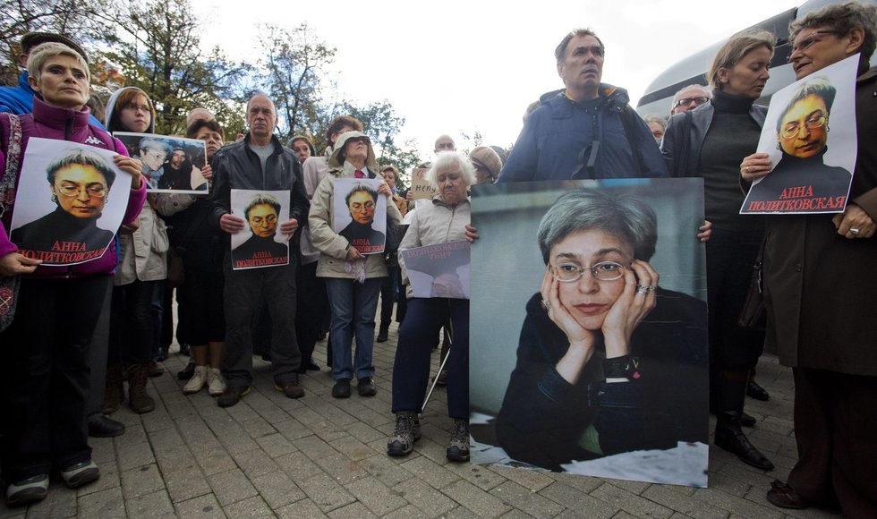 „Novaja Gazeta“ žurnalistė Ana Politkovskaja (nuotr. SCANPIX)