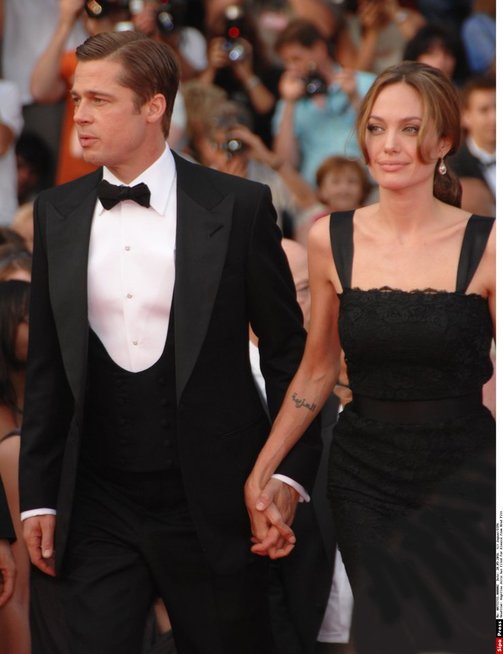 Angelina Jolie su Bradu Pittu (nuotr. SCANPIX)