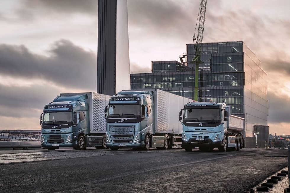 Elektriniai „Volvo Trucks“ sunkvežimiai (nuotr. Gamintojo)