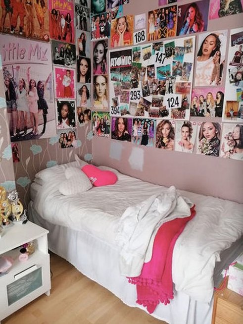 Stacey Nield (36) iš Didžiosios Britanijos padėjo savo dvylikametei dukrai perkurti visą jos kambario dizainą 